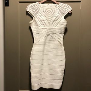White Bodycon Bandage Dress